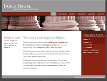 Tablet Screenshot of fairandsiegel.com
